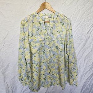 Calvin Klein Pastel Floral Blouse
